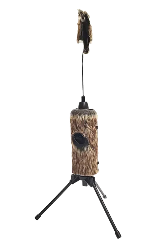 Mojo Outdoors HW2508 Fuzzy Critter Predator Decoy with Built-In Tripod - Brown