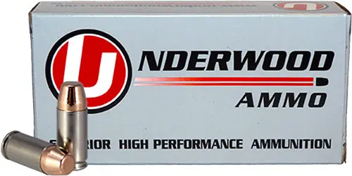 Underwood 9mm Luger +P 124gr FMJ Ammo - 50 Rounds per Box, 10 Boxes per Case