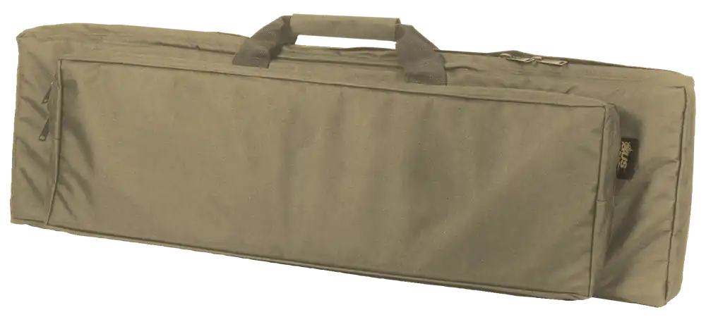 US PeaceKeeper P40036 RAT Case - Water Resistant Tan 600D Polyester with Padding, Adjustable Straps, Air Vents, and Front Pocket with Triple Mag Pouch