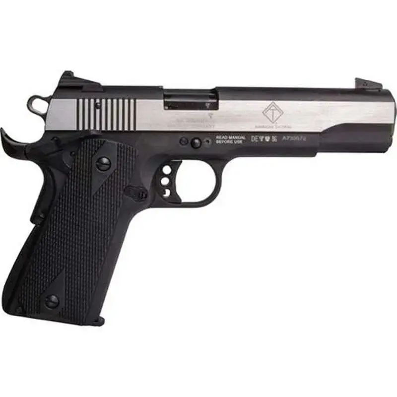 GSG GSG2210M1911S GSG-M1911S 22 LR 5" 10+1 Black Hardcoat Anodized Black Polymer Grip