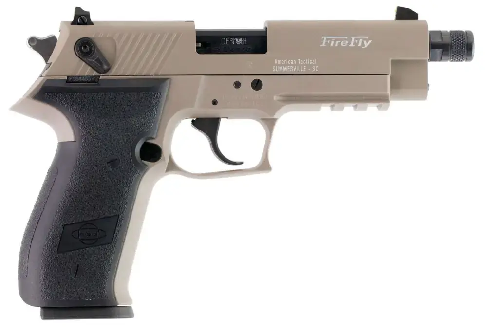GSG GERG2210TFFT FireFly 22 LR 4.90" 10+1 Tan Tan Zinc Alloy Black Polymer Grip