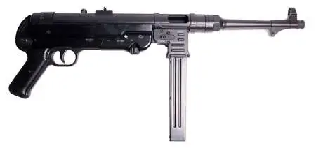 GSG GSGGERGMP409X MP40 No Box 9mm Luger 10.80" 25+1 Black Black Polymer Grip