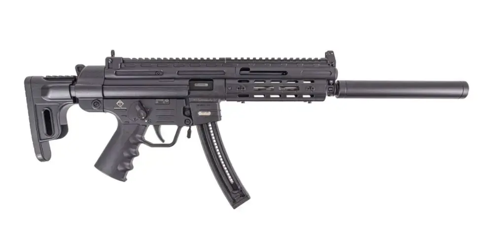 GSG GERGGSG1622ML GSG-16 Semi-Auto 22 LR 16.25" 22+1 Black Collapsible Stock