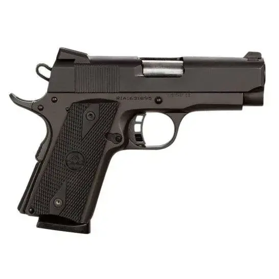 Rock Island 51429 Rock Standard CS 45 ACP 3.60" 7+1 Black Parkerized Black Rubber Grip