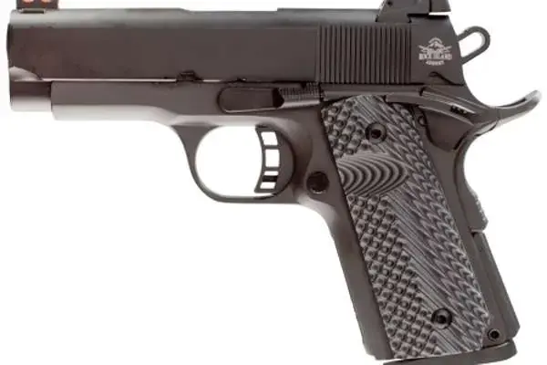 Rock Island 51479 Rock Ultra CS 45 ACP 3.50" 7+1 Black Parkerized Gray G10 Grip