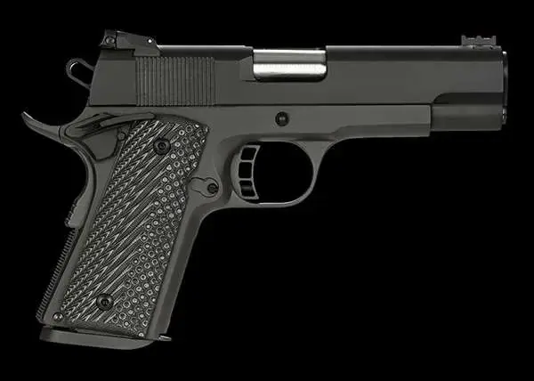 Rock Island 51857 Rock Ultra CCO 45 ACP 4.25" 8+1 Black Parkerized Gray G10 Grip