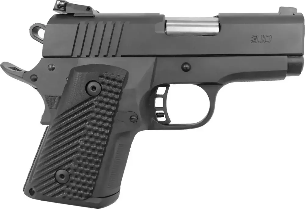 Rock Island 51577 BBR 3.10 45 ACP 3.10" 10+1 Black Parkerized Steel Black G10 Grip