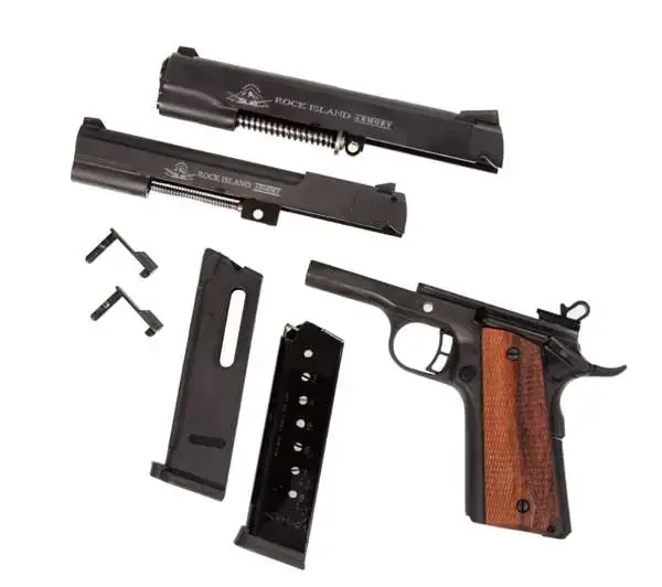 Rock Island 51937 XT Standard Combo 22 LR,45 ACP 5" 10+1 & 8+1 Black Parkerized