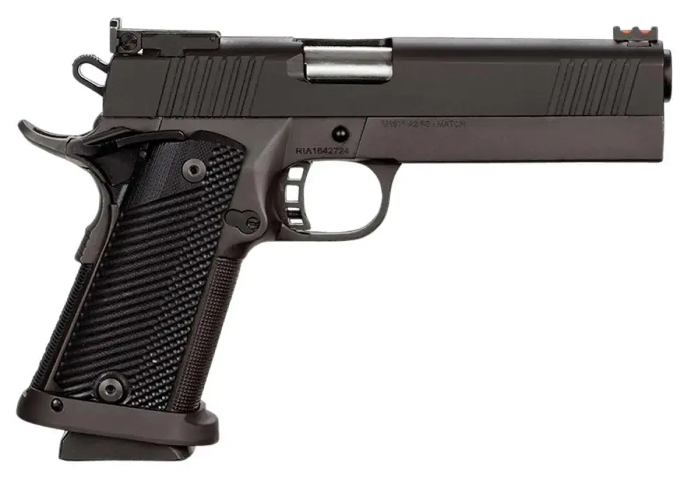 Rock Island 51738 Pro Ultra Match HC 40 S&W 5" 17+1 Black Parkerized Black G10 Grip