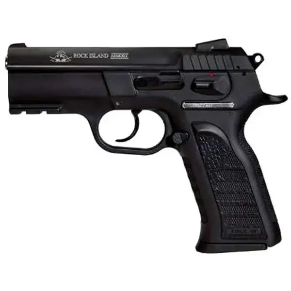 Rock Island 51656 MAPP MS *CA Compliant 9mm Luger 3.60" 10+1 Black Parkerized Black Polymer Grip