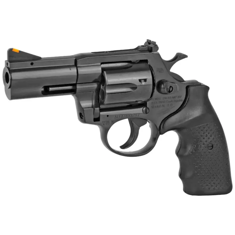 Rock Island 9231B AL9.0 Standard 9mm Luger 6 Round 3" Blued Black Rubber Grip