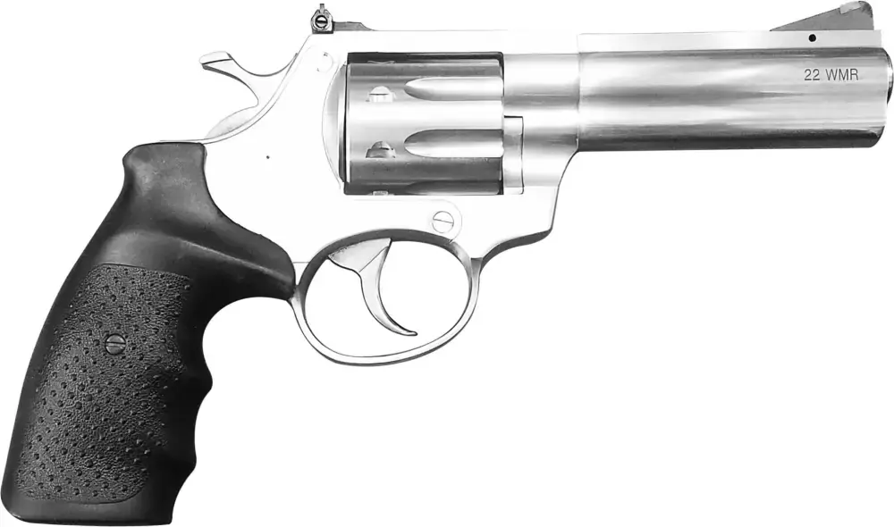 Rock Island AL22M AL22 22 Mag 8rd 4" Stainless Steel Black Rubber Grip