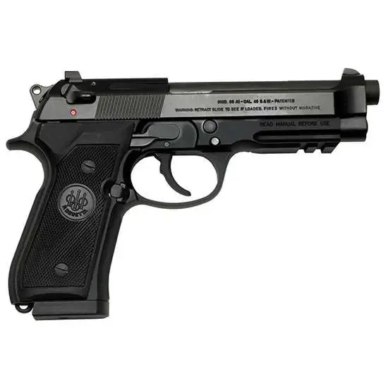 Beretta USA J9A4F11 96A1 40 S&W 4.90" 10+1 Black Bruniton Steel Slide Black Polymer Grip