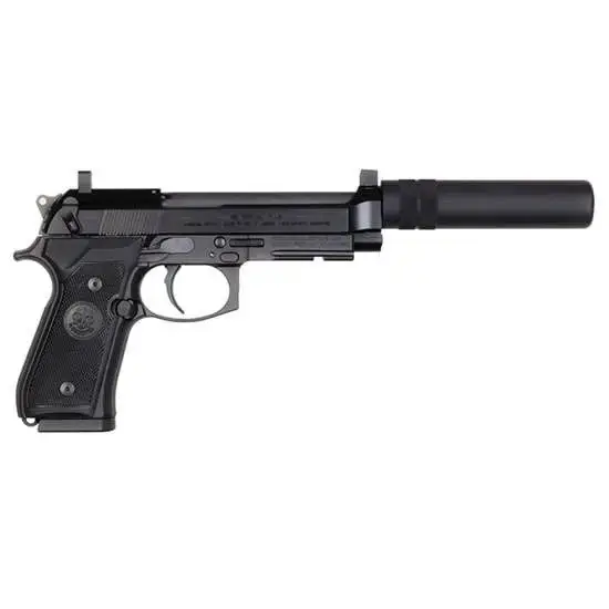 Beretta USA J90A192FSRF1 92FSR Suppressor Ready Kit 22 LR 4.90" 15+1 Sniper Gray Aluminum Black Bruniton Steel Slide Black Polymer Grip