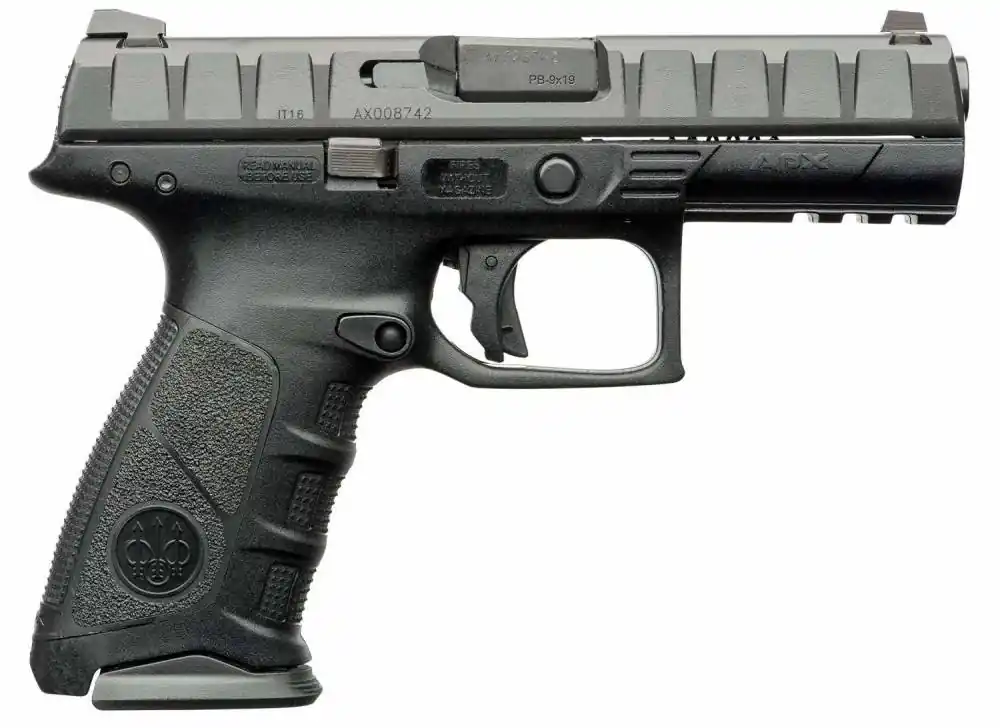 Beretta USA JAXF921 APX 9mm Luger 4.25" 17+1 Matte Blued Steel Slide Black Interchangeable Backstrap Grip