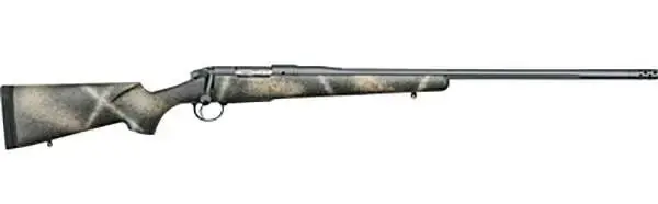 Bergara Rifles Premier Highlander 6.5 Creedmoor 4+1 24" Woodland Camo Grayboe Stock Sniper Gray Cerakote Right Hand