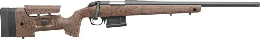 Bergara Rifles B14SM359 B-14 HMR Wilderness 6.5 PRC 3+1 24" Woodland Camo Molded with Mini-Chassis Stock Matte Blued Right Hand