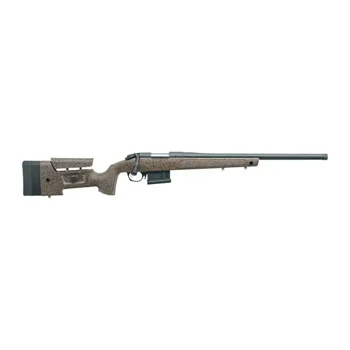 Bergara Rifles B-14 HMR 6.5 Creedmoor 5+1 22" Speckled Black/Brown Mini-Chassis w/Adjustable Cheekpiece Stock Matte Blued Left Hand