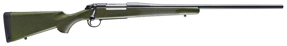 Bergara Rifles B-14 Hunter 243 Win 4+1 22" Green Speckled w/SoftTouch Molded Fixed Stock Matte Blued Right Hand