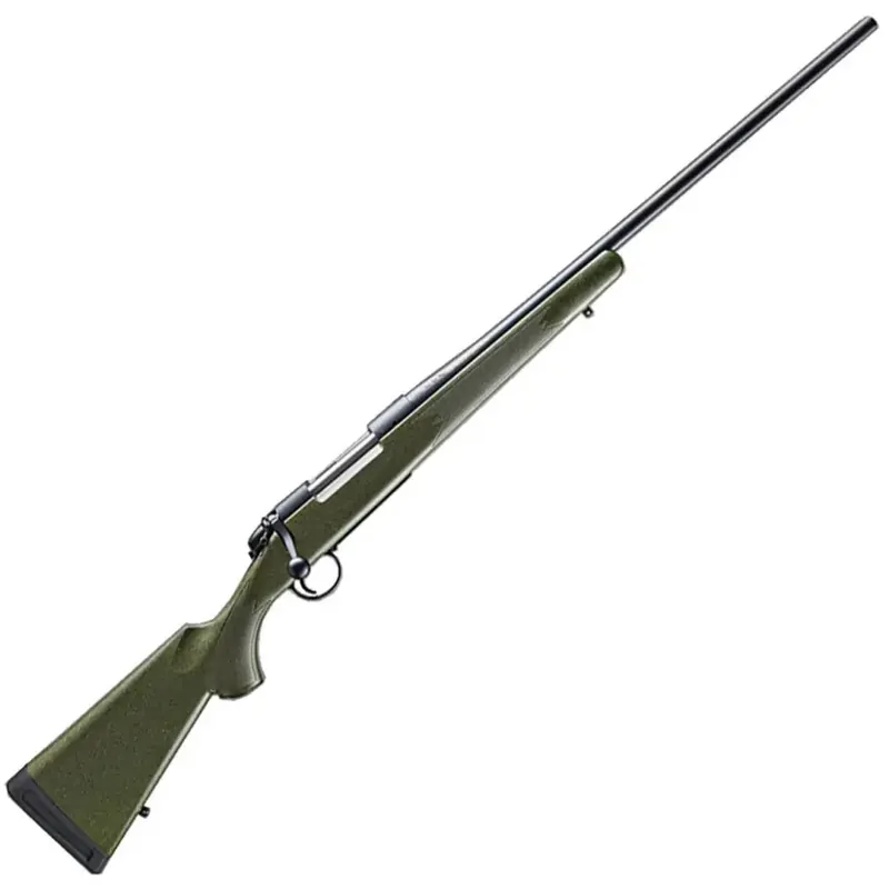 Bergara Rifles B-14 Hunter 300 Win Mag 3+1 24" Green Speckled w/SoftTouch Molded Fixed Stock Matte Blued Right Hand