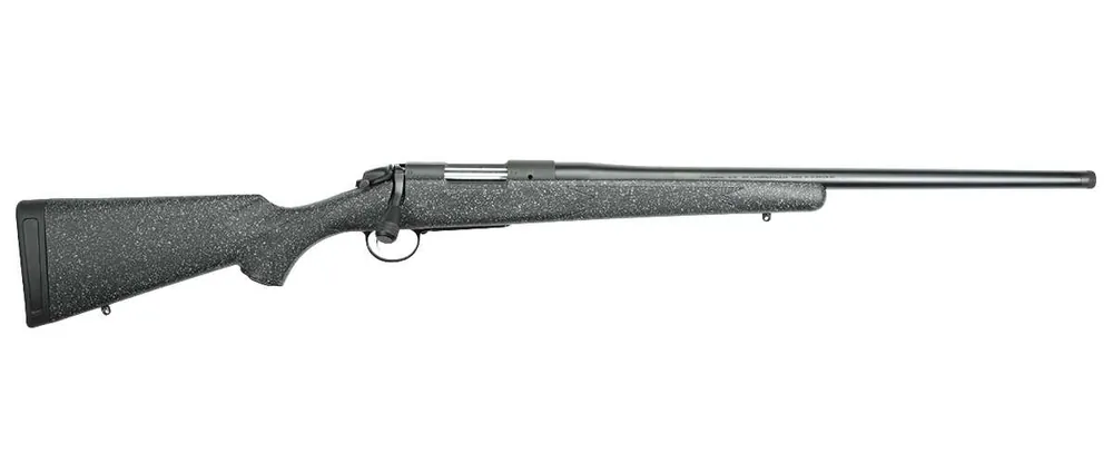 Bergara Rifles B-14 Ridge 6.5 PRC 2+1 24" Dark Gray w/Black & White Flecks Fixed American Style Stock Matte Blued Right Hand