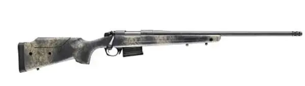 Bergara Rifles B-14 Terrain Wilderness 7mm Rem Mag 5+1 24" Woodland Camo Molded with Mini-Chassis Stock Matte Blued Right Hand