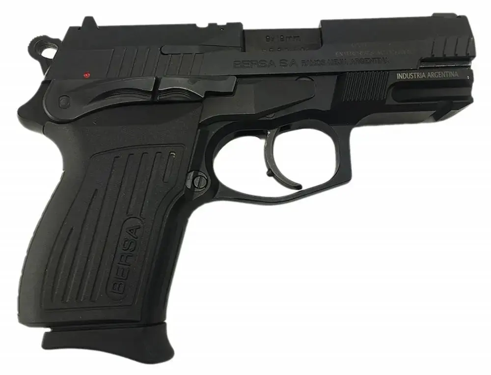 Bersa TPR9CM TPRC Compact 9mm Luger 3.25" 13+1 Black Black Steel Slide Black Polymer Grip