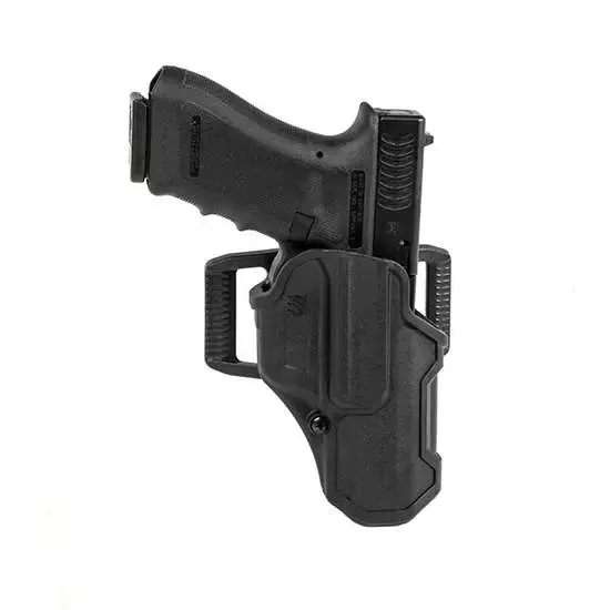 Blackhawk 410700BKR T-Series L2C Black Matte Polymer OWB Glock 17,22,31,34,35,41,47 Right Hand