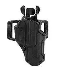 Blackhawk 410713BKR T-Series L2C Black Matte Polymer OWB Springfield Hellcat Right Hand