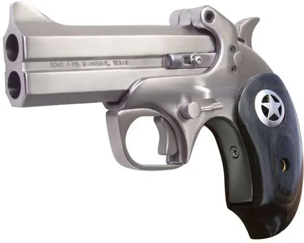 Bond Arms BARII Ranger II 45 Colt (LC) 4.25" 2 Round Stainless W/Trigger Guard