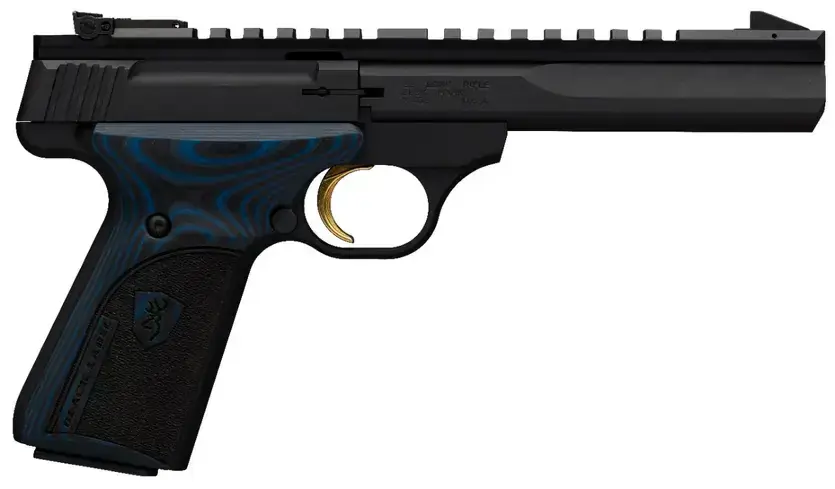 BG BUCK MARK BLACK LBL CONTOUR .22LR 5.5" AS 10SH M.BLUED SYN