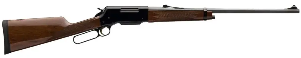 Browning 034006118 BLR Lightweight 81 308 Win 4+1 20" Gloss Black Walnut Stock Polished Blued Right Hand