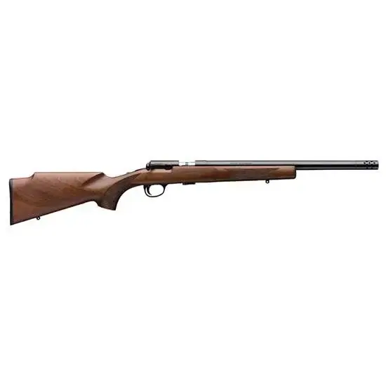 Browning 025251202 T-Bolt Target/Varmint 22 LR 10+1 22" MB Satin Black Walnut Fixed w/Monte Carlo Comb Stock Blued Right Hand