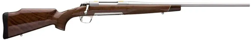 Browning 035235229 X-Bolt Medallion White Gold 300 Win Mag 3+1 26" Stainless Steel Gloss Black Walnut Right Hand