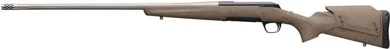 Browning 035514294 X-Bolt Western Hunter Long Range 6.5 PRC 3+1 26" Flat Dark Earth Cerakote w/Spider Web Hard Core Fiber-Fusion w/Adj Comb Stock Matte Blued Right Hand