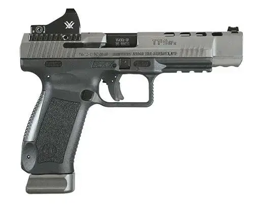Century HG3774GVN TP9SFx Canik 9mm Luger 5.20" 20+1 Black Black Polymer Grip with Viper Red Dot