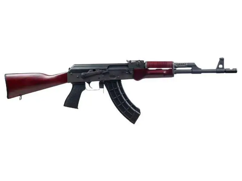 CENTURY ARMS VSKA RIA 7.62X39MM 16.5IN BBL SEMI AUTO 1-30RD POLY MAG DARK RED FURN CHEVRON BRAKE