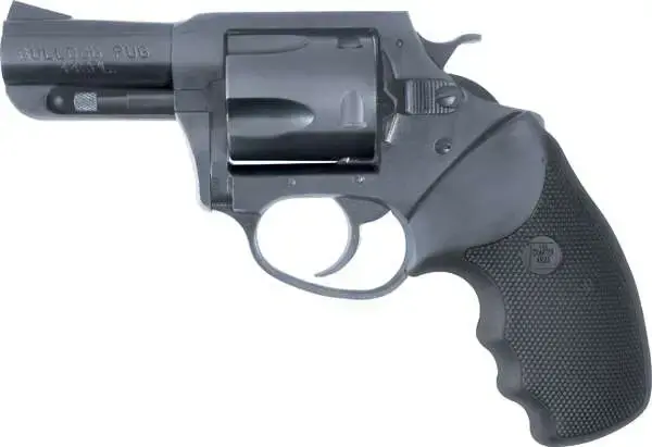 Charter Arms 74420 Bulldog Standard44 S&W Special 2.50" 5 Round Stainless Black Rubber Grip
