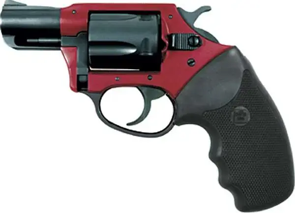 Charter Arms 53824 Undercover Lite 38 Special 5 Round 2" Black Red Aluminum Black Rubber Grip