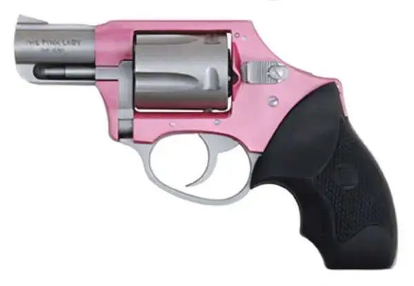 Charter Arms 53831 Undercover Lite Pink Lady Revolver Double 38 Special 2" 5 Rd Black Rubber Grip Stainless