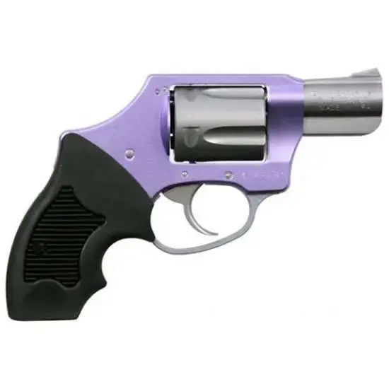 Charter Arms 53841 Undercover Lite Lavender Lady Revolver Double 38 Special 2" 5 Rd Black Rubber Grip Stainless