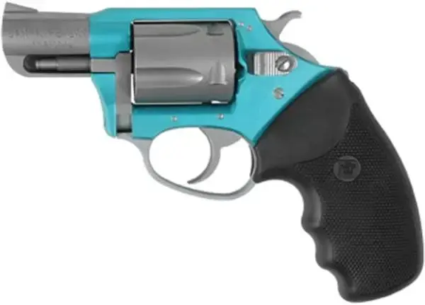 Charter Arms 53860 Undercover Lite Santa Fe 38 Special 5 Round 2" Stainless Turquoise Aluminum Black Rubber