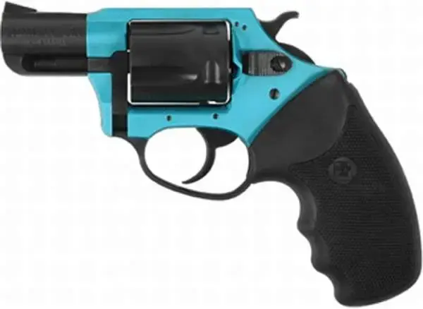Charter Arms 53864 Undercover Lite Santa Fe Sky 38 Special 5 Round 2" Black Turquoise Aluminum Black Rubber Grip