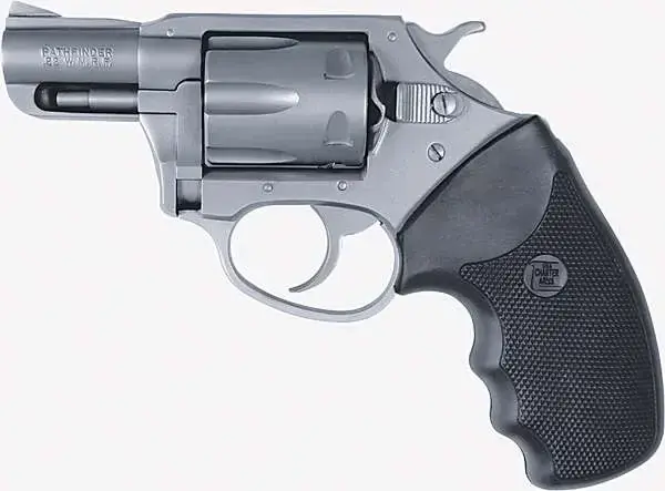 Charter Arms 72224 Pathfinder Revolver Single/Double 22 Long Rifle (LR) 2" 6 Rd Black Rubber Grip Aluminum Frame
