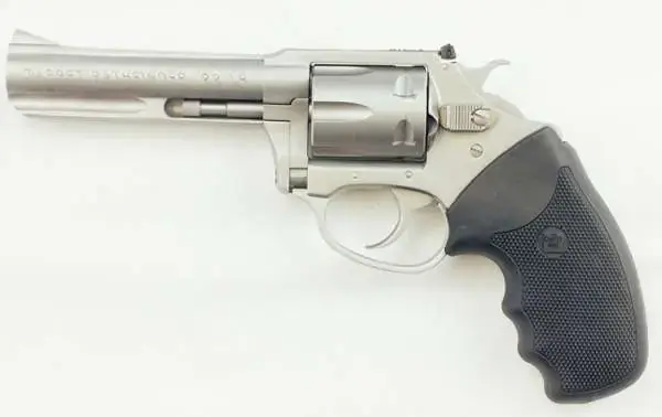 Charter Arms 72242 Pathfinder Target Revolver Single 22 Long Rifle (LR) 4.20" 6 Rd Black Rubber Grip Stainless