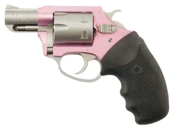 Charter Arms 52330 Pink Lady 22 Magnum Single 22 Winchester Magnum Rimfire (WMR) 2" 6 Black Rubber Stainless