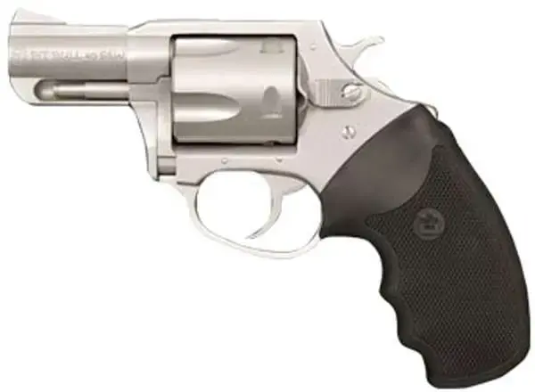 Charter Arms 74020 Pitbull 40 S&W 2.30" 5 Round Stainless Black Rubber Grip