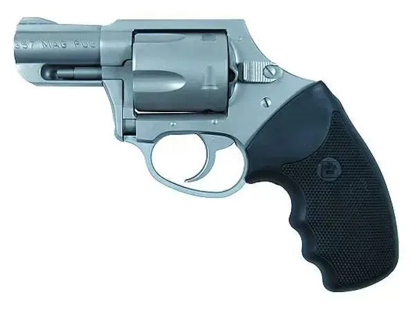 Charter Arms 73521 Mag Pug Revolver Double 357 Magnum 2.20" 5 Rd Black Rubber Grip Stainless