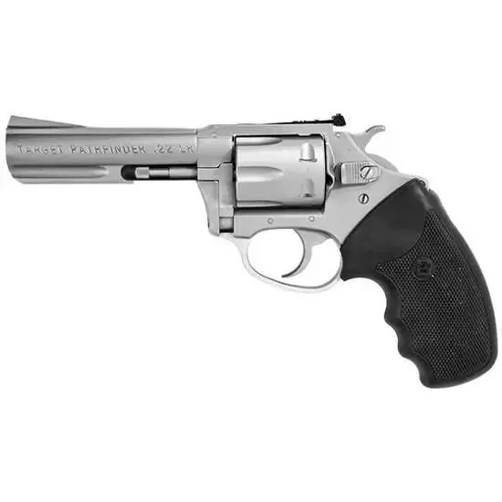Charter Arms 73542 Mag Pug 357 Mag 5 Round 4.20" Stainless Steel Black Rubber Grip