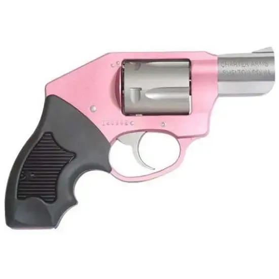 Charter Arms Undercover Lite Chic Lady 38 Special 5 Round 2" Polished Stainless Pink Aluminum Black Rubber